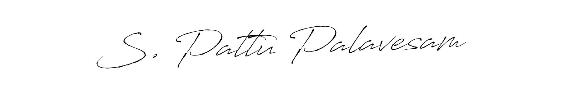 Also You can easily find your signature by using the search form. We will create S. Pattu Palavesam name handwritten signature images for you free of cost using Antro_Vectra sign style. S. Pattu Palavesam signature style 6 images and pictures png